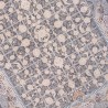 فرش داریوش کد 1323 زمینه نقره ای (گل برحسته)