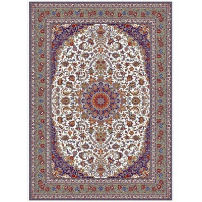 فرش ستاره کویر یزد کلکسیون شاهکار نوین کد N148 زمینه 2503