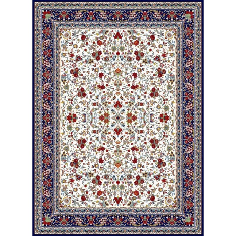 فرش ستاره کویر یزد کلکسیون شاهکار نوین کد N110 زمینه 2509
