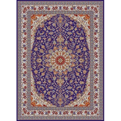 فرش ستاره کویر یزد کلکسیون شاهکار نوین کد N148 زمینه 2590