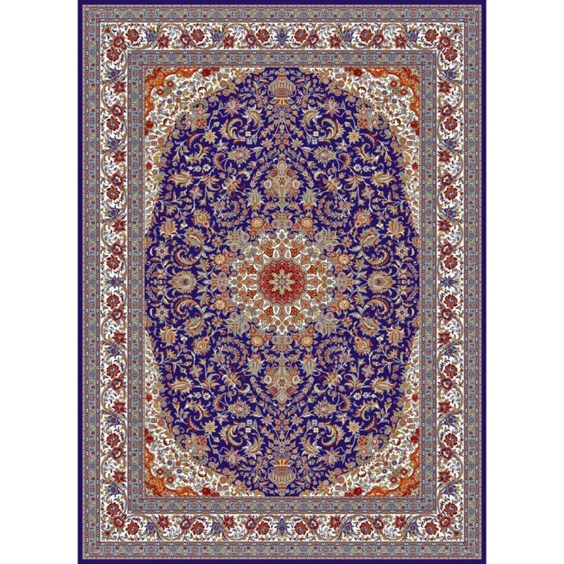 فرش ستاره کویر یزد کلکسیون شاهکار نوین کد N148 زمینه 2590