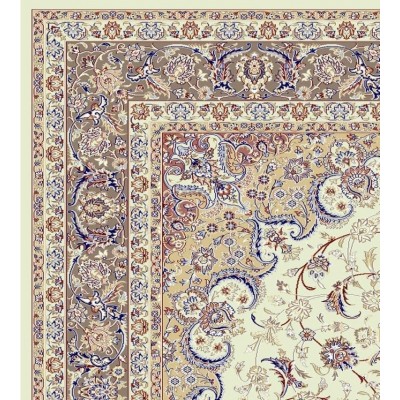 فرش ستاره کویر یزد کلکسیون شاه عباسی کد X51 زمینه 1703