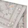 فرش محتشم 1500 شانه طرح گلدیس زمینه نقره ای (برحسته)
