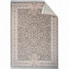 فرش محتشم 1500 شانه طرح شاداب زمینه دودی (برحسته)