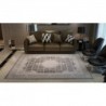 فرش محتشم 1500 شانه طرح ایزدمهر زمینه ذغالی (برحسته)
