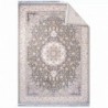 فرش محتشم 1500 شانه طرح گل گشت زمینه متالیک (برحسته)