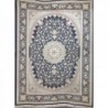 فرش قیطران 1500 شانه طرح سلطان زمینه سورمه ای (برحسته)