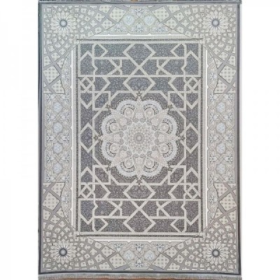 فرش آینده 1500 شانه طرح الیسا زمینه سربی (برحسته)
