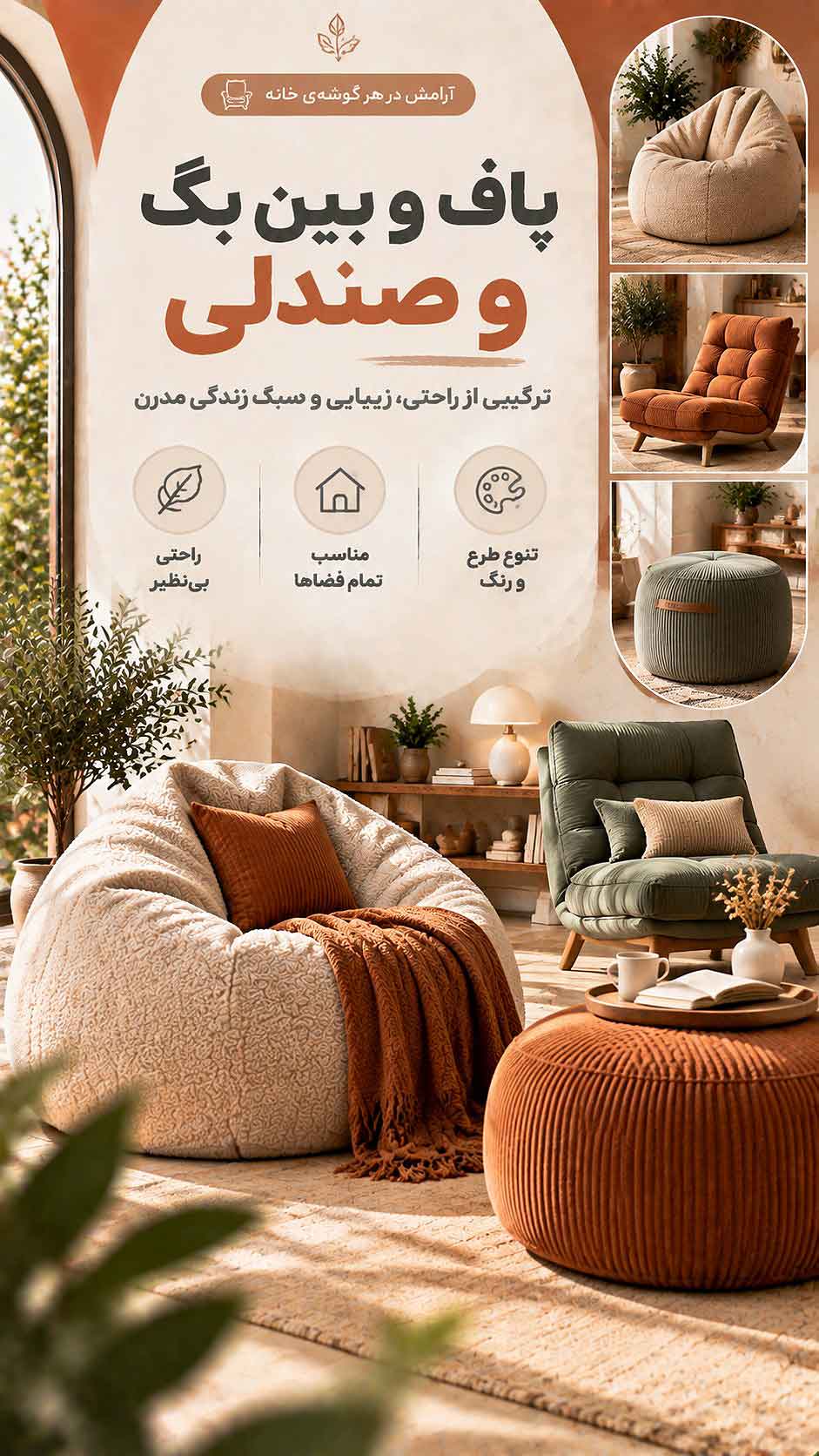 پاف و صندلی