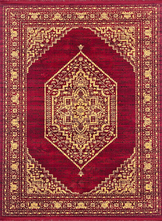 فرش مهدیان 400 شانه کد 43044 زمینه لاکی (غیربرجسته)