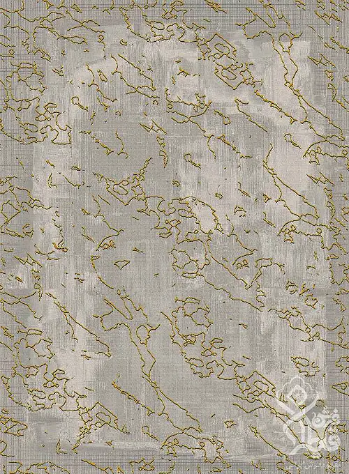 فرش قیطران 1200 شانه کد 377 زمینه کرم (برجسته)