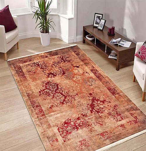  فرش محتشم کلاریس کد 900479 زمینه تمام رنگ (غیربرجسته) 