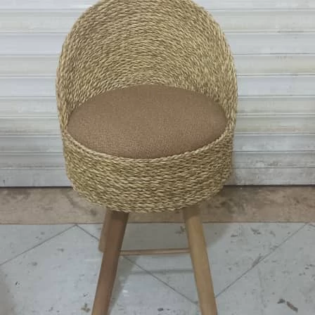  صندلی پشتی دار حصیری سنتی (دلسا) 