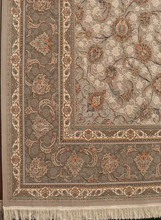  فرش ستاره کویر یزد 1500 شانه کد 502 TX زمینه 1037 (برجسته) 