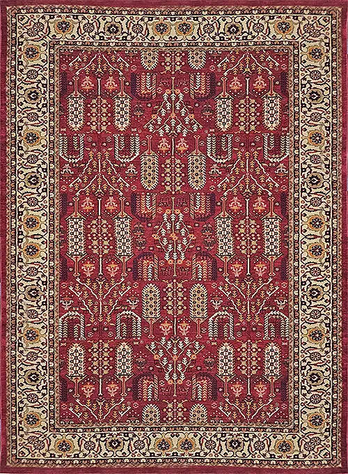  فرش خونه گبه کد fkh-716 زمینه لاکی (غیربرجسته) 
