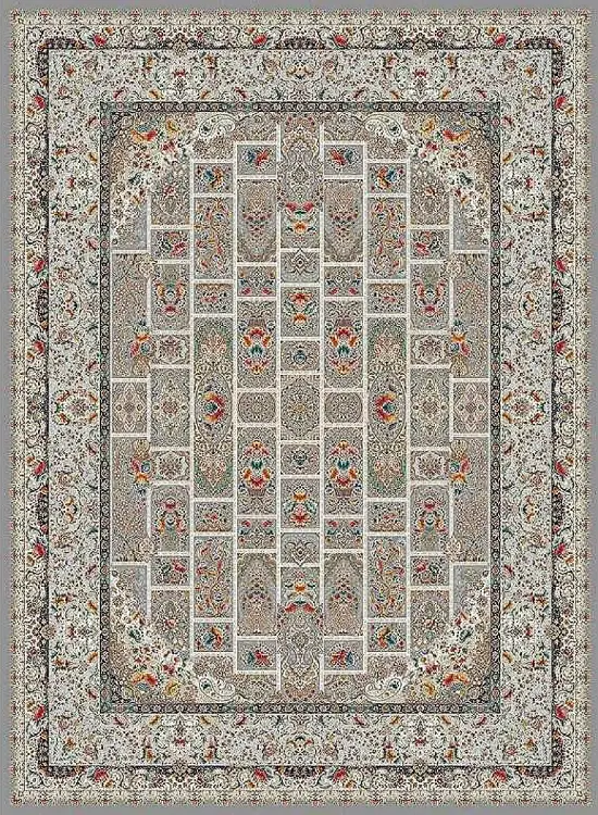فرش ستاره کویر یزد 1500 شانه کد 503 TX زمینه 1073 (برجسته)