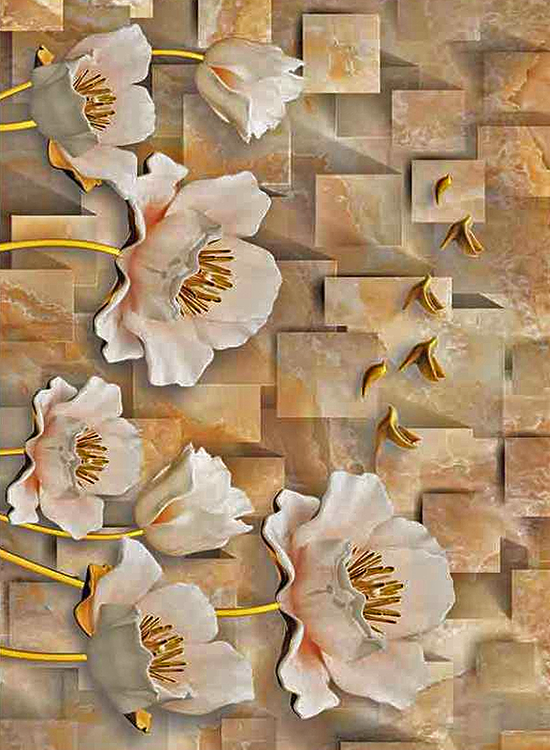 فرش لیوسا مدرن کد 8094 زمینه تمام رنگی (فرشینه)