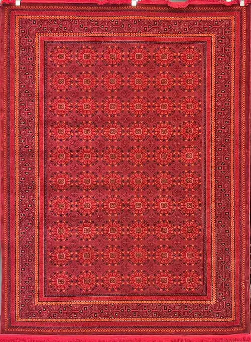  فرش بختیاری گبه کد 789 زمینه لاکی (غیربرجسته) 