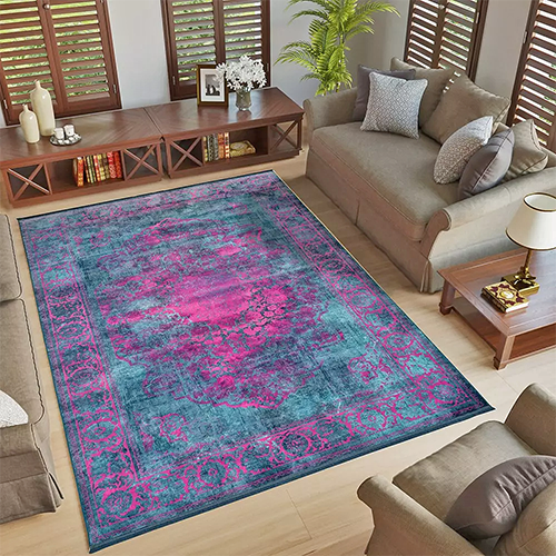  فرش محتشم کلاریس کد 900446 زمینه خاکستری (غیربرجسته) 