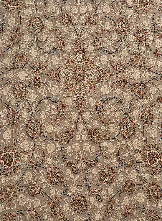  فرش ستاره کویر یزد 1500 شانه کد 502 TX زمینه 1037 (برجسته) 