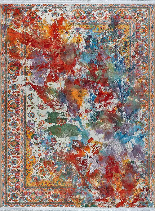 فرش محتشم کلاریس کد 100608 زمینه تمام رنگ (غیربرجسته)