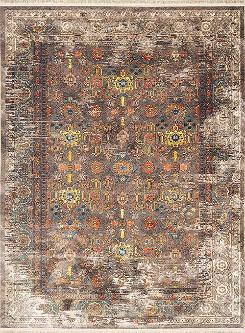 فرش محتشم کلاریس کد 900481 زمینه تمام رنگ (غیربرجسته)