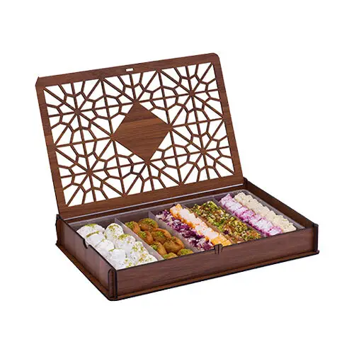 شیرینی سنتی یزد مخلوط چوبی مشبک
