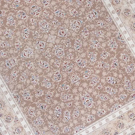  فرش داریوش 1500 شانه کد 1534 زمینه ترمه ای (برجسته) 