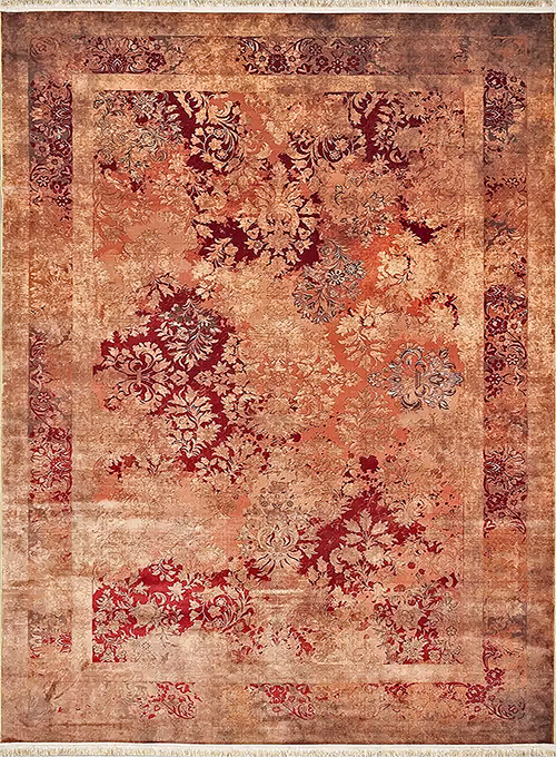 فرش محتشم کلاریس کد 900479 زمینه تمام رنگ (غیربرجسته)