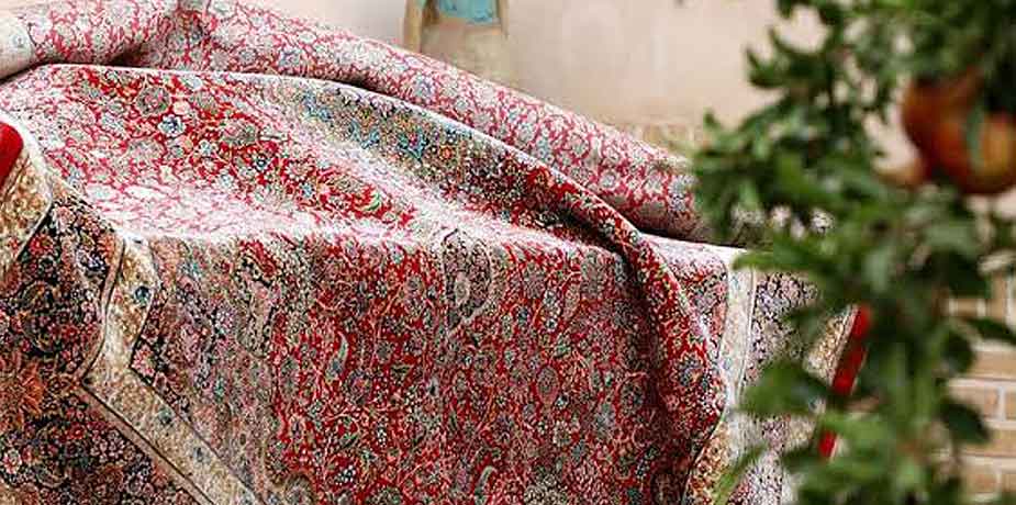 فرش ۱۷۰۰ شانه تراکم ۵۱۰۰ | خرید فرش شاهرخ و مشهد