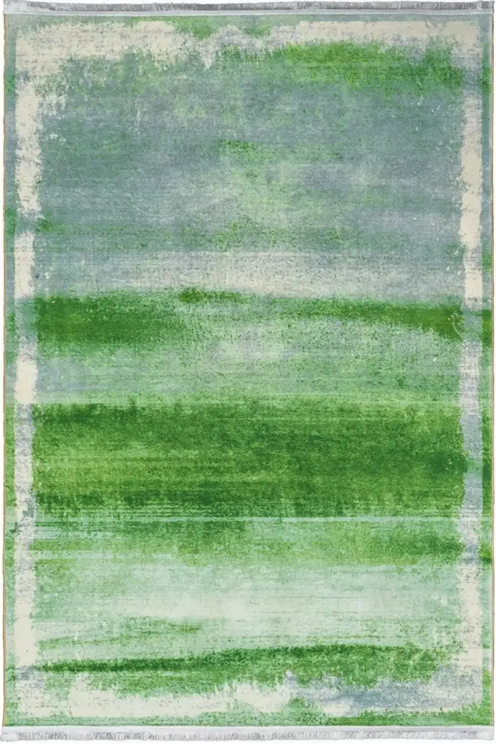 فرش محتشم 700 شانه مدرن کد 100440 زمینه سبز (غیربرجسته)