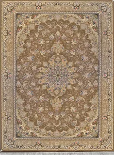 فرش ستاره کویر یزد 1000 شانه کد E41 زمینه 2073 (برجسته)