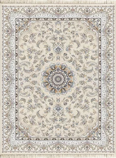 فرش داریوش 1500 شانه کد 1572 زمینه کرم (برجسته)