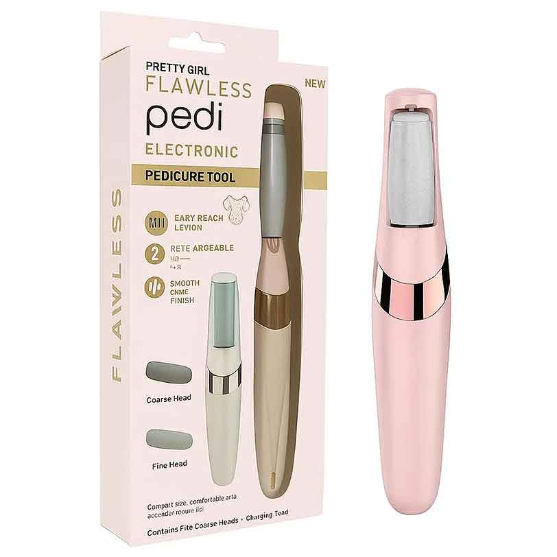 سوهان پا شارژی Pedi Set of Two | سوهان برقی کف پا و سنگ پا ضد پینه با دو سرعت