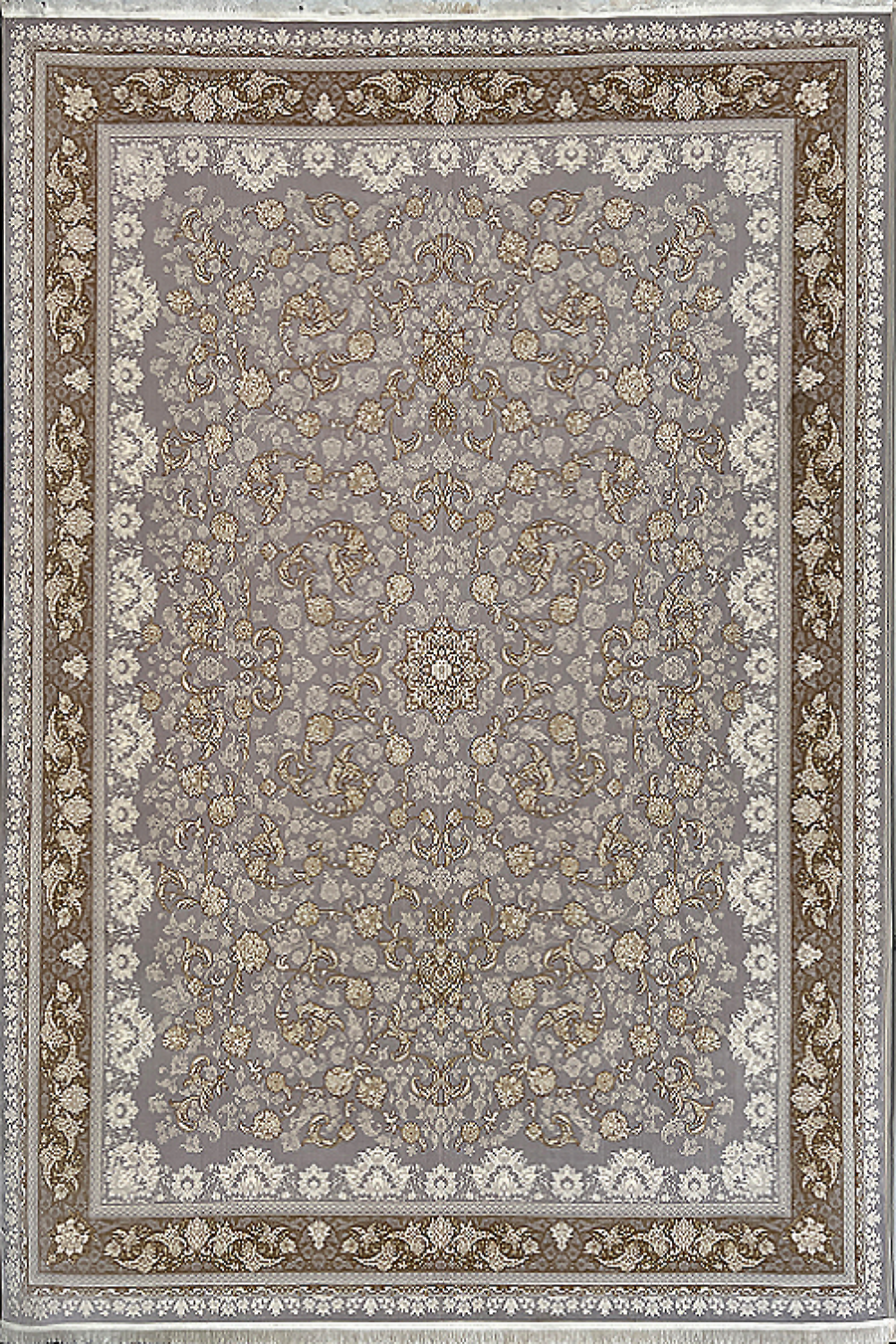 فرش باستان یزد 1200 شانه کد 04-10 زمینه فیلی (برجسته)