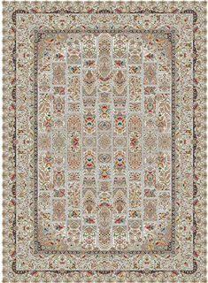 فرش ستاره کویر یزد 1500 شانه کد TX503 زمینه 1003 (برجسته)