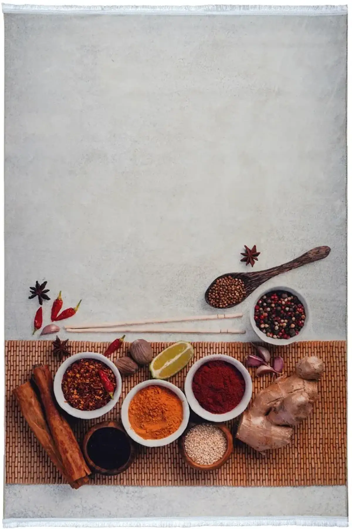 فرش محتشم آشپزخانه کد 100465 زمینه تمام رنگ (غیربرجسته)