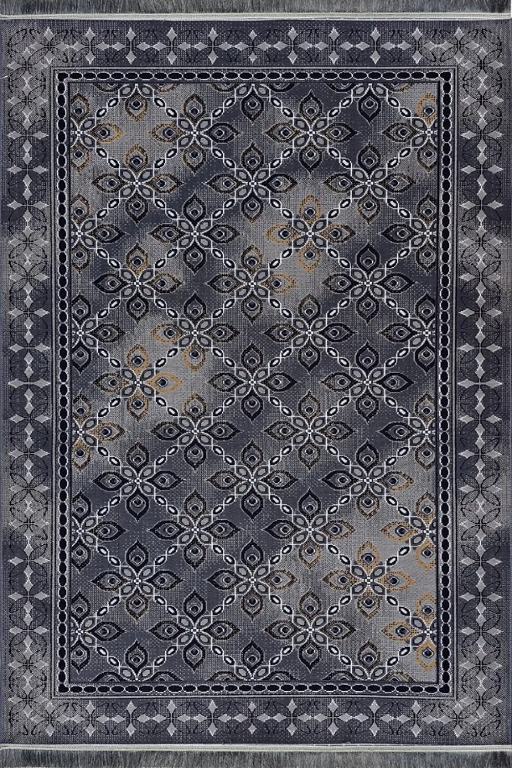 گلیم ماشینی جزیره کد 909 زمینه طوسی (غیربرجسته)