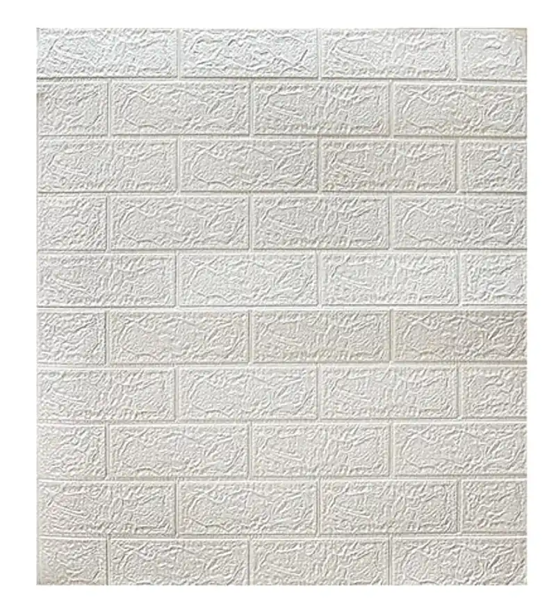 دیوارپوش فومی طرح آجر ابعاد 77*70 سانتی متر پشت چسبدار (حداقل 10 عدد خرید)