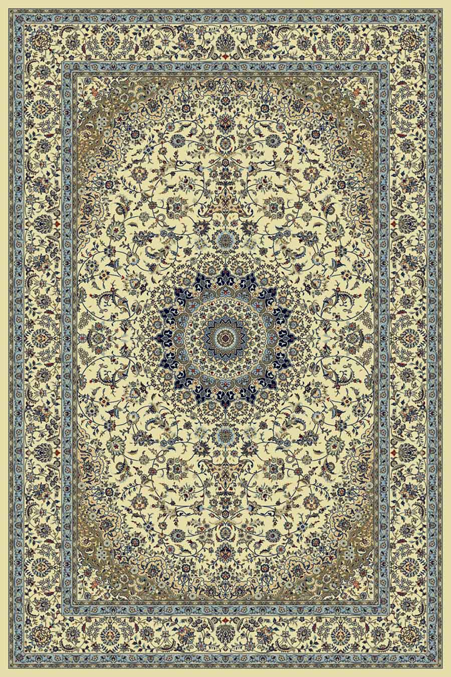 فرش ستاره کویر یزد 700 شانه کلکسیون زهره نوین کد H01 زمینه 1100