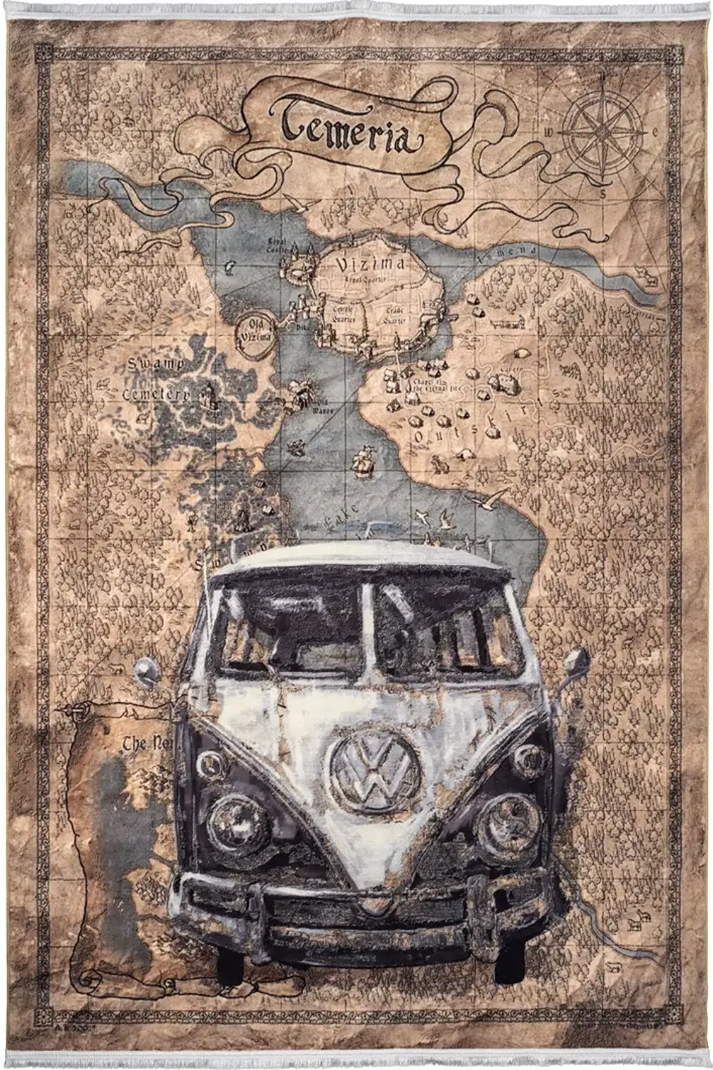 فرش محتشم 700 شانه مدرن کد 2599028090 زمینه تمام رنگ (غیربرجسته)