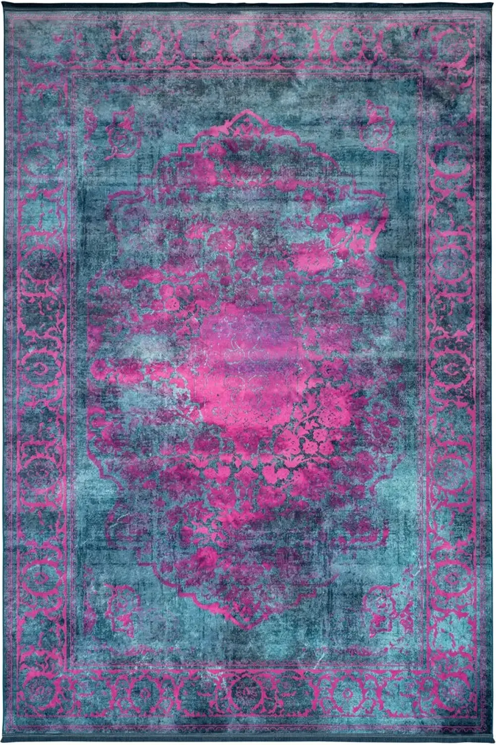 فرش محتشم کهنه نما 1000 شانه کد 900446 زمینه خاکستری (غیربرجسته)