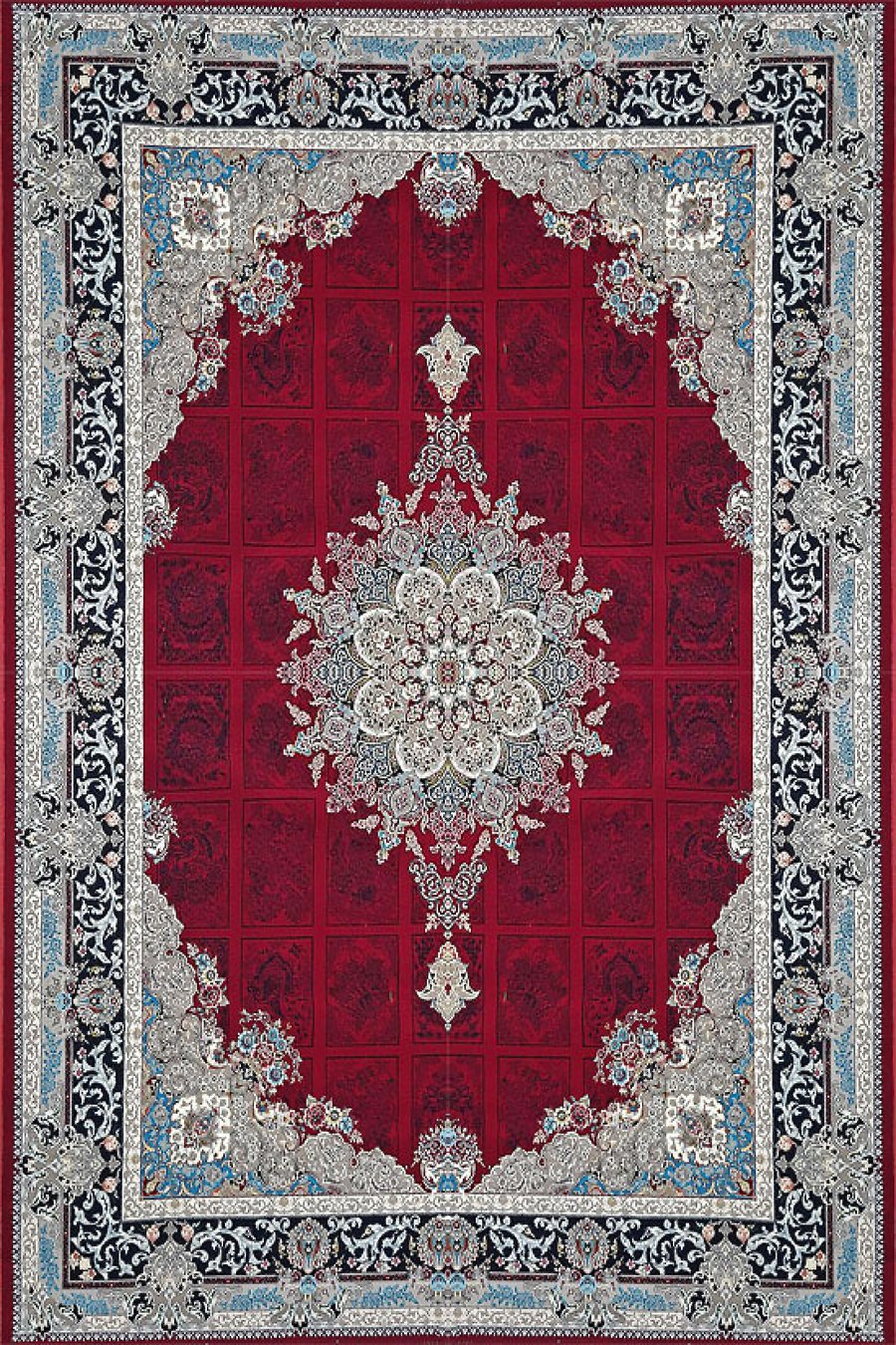 فرش ستاره پانیذ 700 شانه طرح صدرا زمینه رناسی (غیربرجسته)