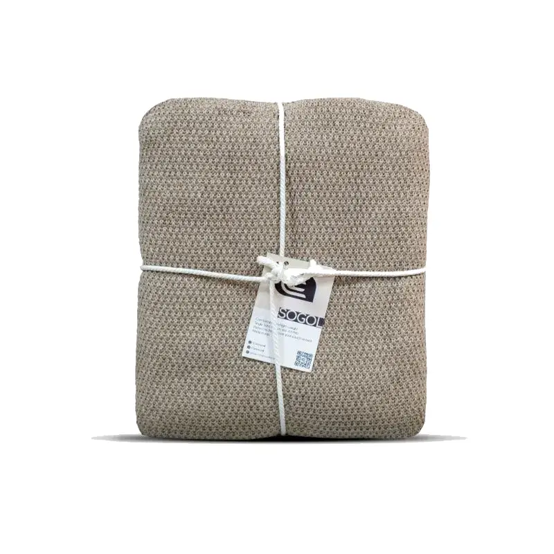 شال مبل کلکسیون سوگل سایز 220*180 سانتی متر رنگ نسکافه ای