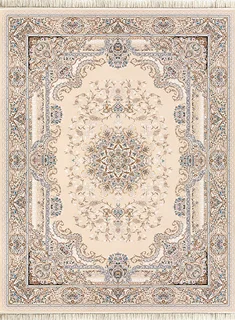 فرش داریوش 1500 شانه کد 1580 زمینه کرم (برجسته)