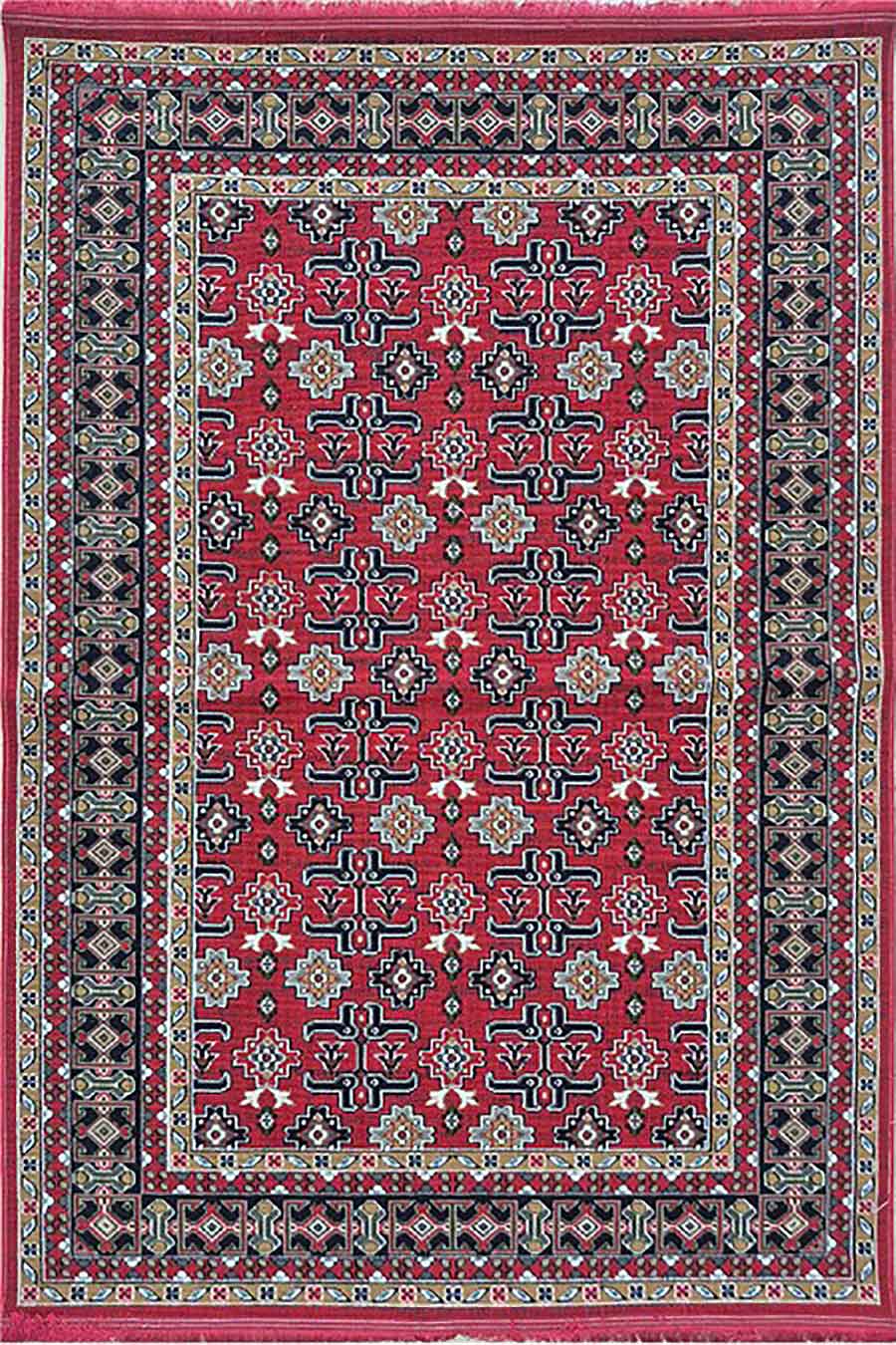 گلیم ماشینی جزیره کد 952 زمینه لاکی (غیربرجسته)