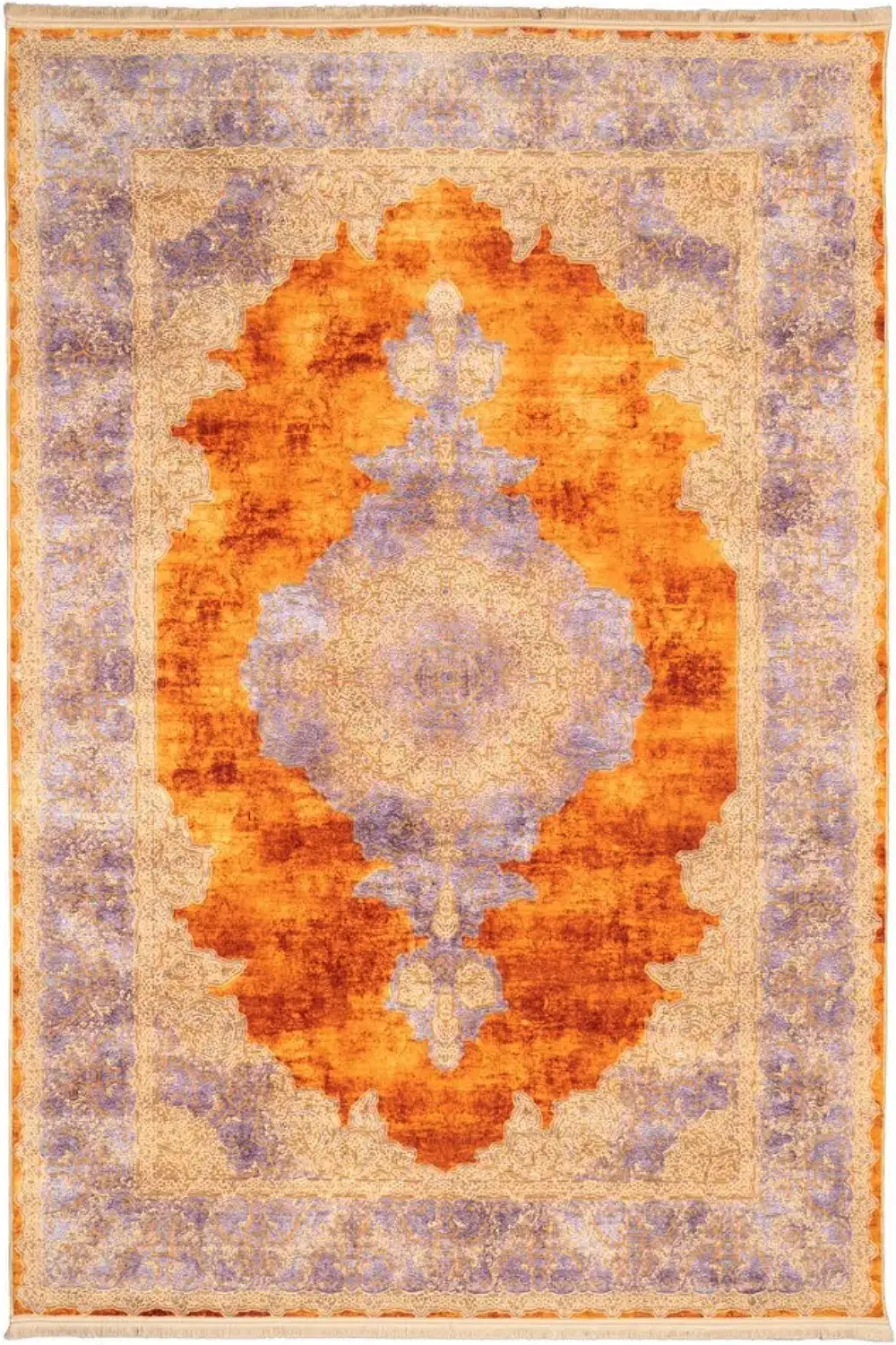 فرش محتشم کهنه نما 1200 شانه کد 300623 تمام رنگ (غیربرجسته)