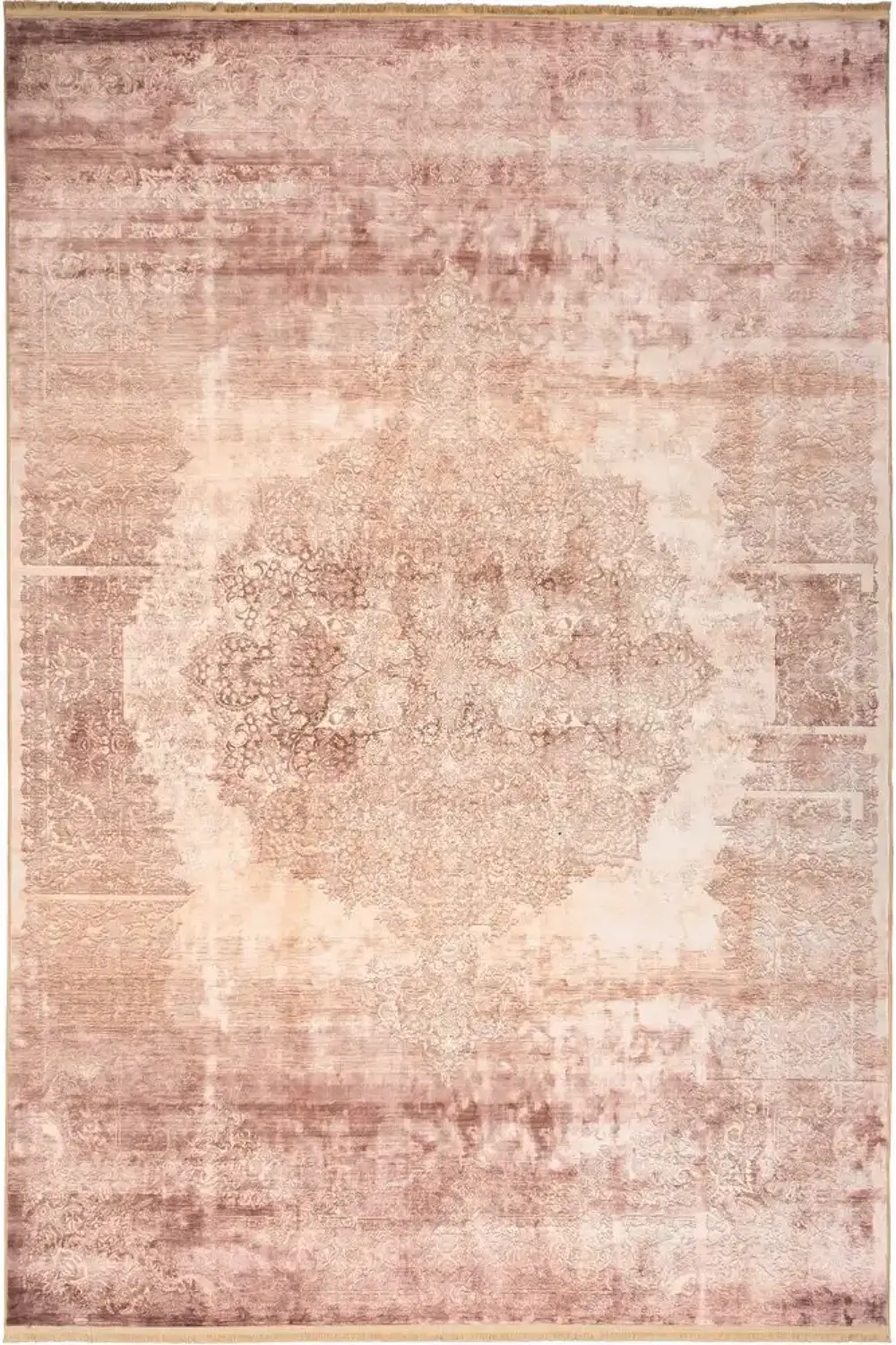 فرش محتشم کهنه نما 1000 شانه کد 900469 تمام رنگ (غیربرجسته)