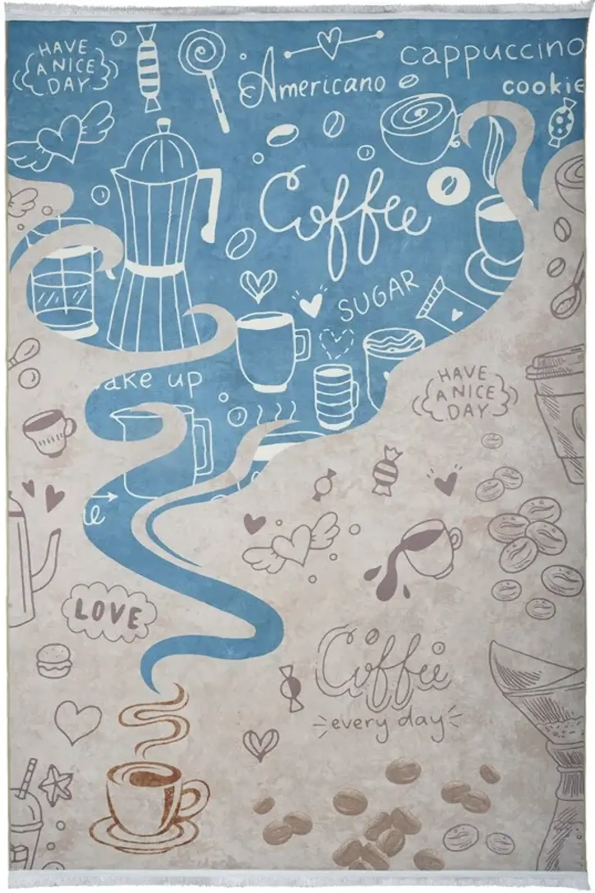 فرش محتشم آشپزخانه کد 101492 زمینه تمام رنگ (غیربرجسته)