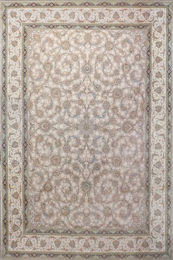 فرش ستاره کویر یزد 1500 شانه کلکسیون ستارگان کویر کد TX502 زمینه 1010 (برجسته)